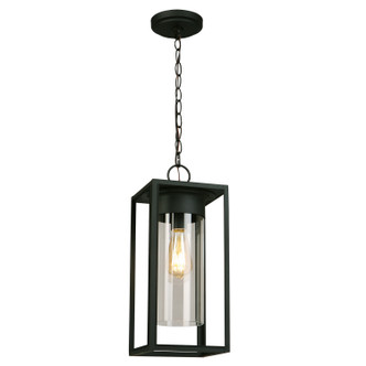 Eglo USA - 203036A - One Light Outdoor Suspension - Walker Hill - Matte Black