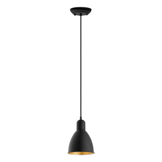 Eglo USA - 203443A - One Light Pendant - Priddy - Black/Gold