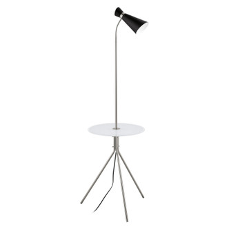 Eglo USA - 203648A - One Light Floor Lamp - Policara - Matte Nickel