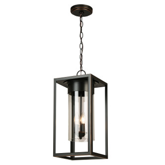 Eglo USA - 203668A - Three Light Outdoor Pendant - Walker Hill - Oil Rubbed Bronze