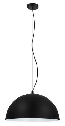 Eglo USA - 204324A - One Light Pendant - Rafaelino - Black White