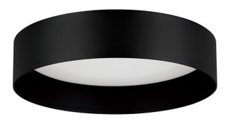 Eglo USA - 205628A - LED Ceiling Mount - Ester - Exterior: Structured Black Interior: Matte White