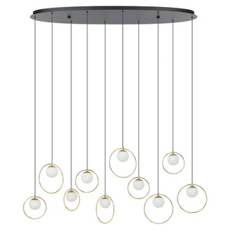 Eglo USA - 206114A - LED Pendant - Portocolom - Black Shiny Gold