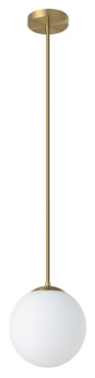 Eglo USA - 206431A - One Light Pendant - Rondo - Brushed Brass