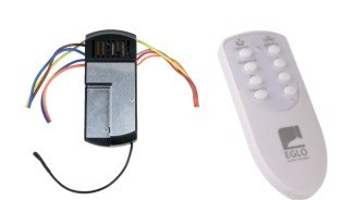 Eglo USA - 235989-RCACA - Remote Control - Remote Control & Receiver - Pierport - White (Remote)