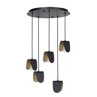 Eglo USA - 390183A - Five Light Pendant - Serenara - Black