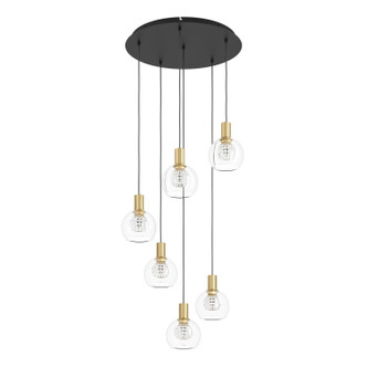 Eglo USA - 390279A - LED Pendant - Terque - Black & Brushed Gold