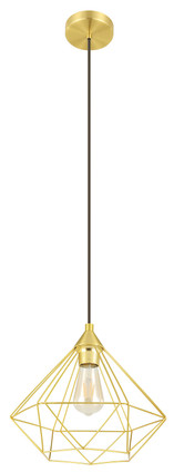 Eglo USA - 43679A - One Light Pendant - Tarbes - Brushed Brass