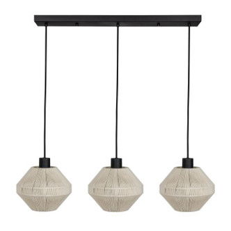 Eglo USA - 44001A - Three Light Linear Pendant - Midsummer - Black
