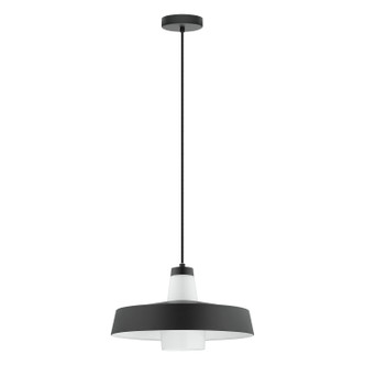 Eglo USA - 96803A - One Light Pendant - Tabanera - Black & White