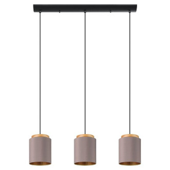 Eglo USA - 99446A - Three Light Linear Pendant - Albariza - Black