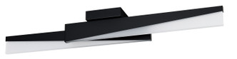 Eglo USA - 99561A - LED Ceiling Mount - Isidro - Structured Black