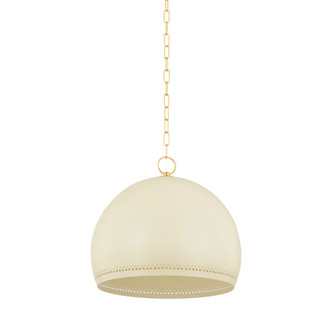 Mitzi - H834701L-AGB/SCR - One Light Pendant - Etna - Aged Brass