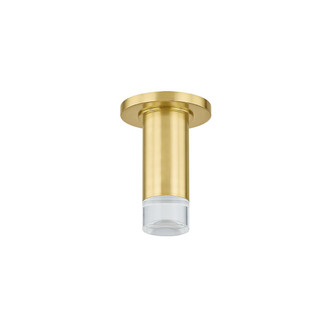 Mitzi - H900501-AGB - One Light Flush Mount - Claudie - Aged Brass