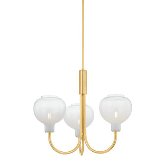 Mitzi - H990803-AGB - Three Light Chandelier - Estelle - Aged Brass Mitzi - H990803-AGB - Three Light Chandelier - Estelle - Aged Brass