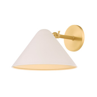 Mitzi - H993101-AGB/SBQ - One Light Wall Sconce - Sonja - True Bronze/Soft Bisque