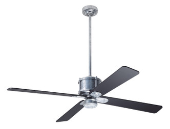 Modern Fan Co - IND-GV-50-BK-NL-RC - 50Ceiling Fan - Industry DC - Galvanized