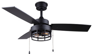 Canarm - CF42ATT3BK - 42Ceiling Fan - Attley - Matte Black