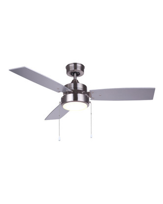 Canarm - CF42WAL3BN - 42 Ceiling Fan - Wallis - Brushed Nickel