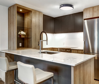 Niven LED Flush Mount (CL-19-20-BK)