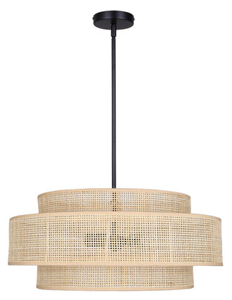 Bellamy Three Light Chandelier (ICH1149A03NBK22)