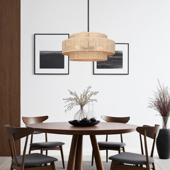 Bellamy Three Light Chandelier (ICH1149A03NBK22)