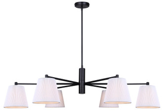 Canarm - ICH1201A06BK - Six Light Chandelier - Aspen - Matte Black