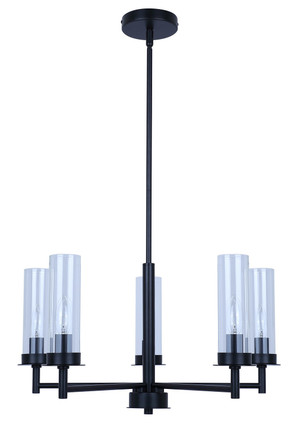 Benson Five Light Chandelier (ICH1205A05BK)