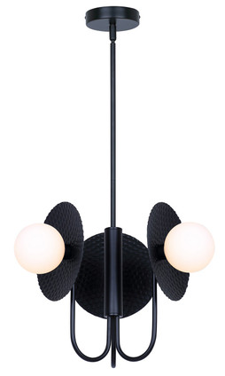 Canarm - ICH1209A03BK9 - Three Light Chandelier - Mierka - Black