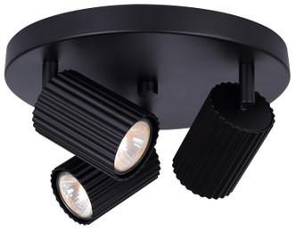 Canarm - ICW1119A03BK10 - Three Light Track Lighting - Rexton - Black