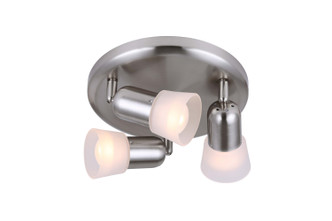 Canarm - ICW5351 - Three Light Ceiling Mount - Omni - Brushed Pewter