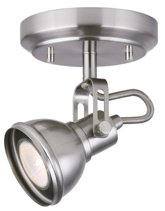 Canarm - ICW622A01BN10 - One Light Track Lighting - Polo - Brushed Nickel