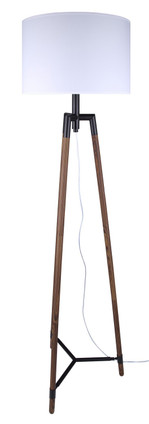 Cameram One Light Floor Lamp (IFL2126B62BKW)