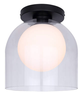 Canarm - IFM1142A12BK - One Light Flush Mount - Pelia - Black