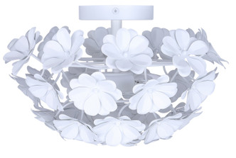 Cassia Two Light Flush Mount (IFM2022B14WH)