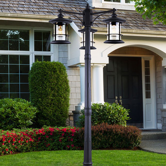 Treehouse Three Light Outdoor Lantern (IOL156BK)