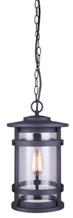 Canarm - IOL343BK - One Light Outdoor Lantern - Duffy - Metal