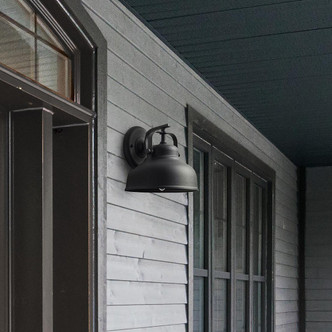 1 Lt. Outdoor Wall One Light Outdoor Wall Mount (IOL405BK-A)