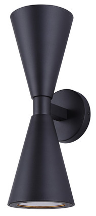 Canarm - IOL658BK - Two Light Outdoor Lantern - Arona - Black