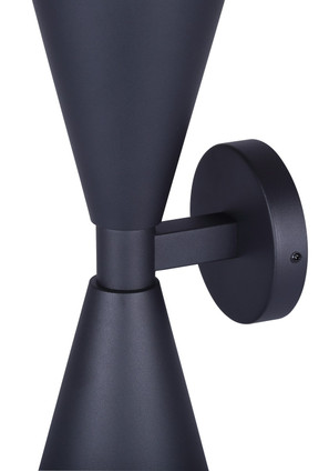 Arona Two Light Outdoor Lantern (IOL658BK)
