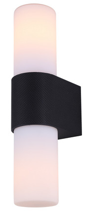 Canarm - IOL728BK - Two Light Outdoor Lantern - June - Black