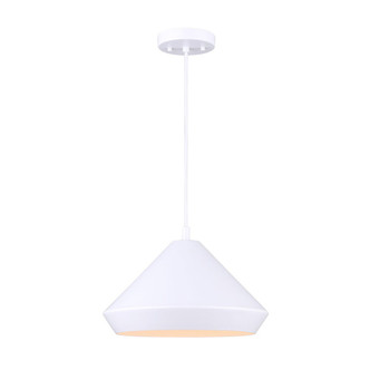 Canarm - IPL1020A13WH - One Light Pendant - Byck - Matte White