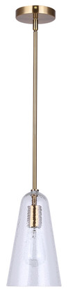 Luisa One Light Pendant (IPL1144A01GD)