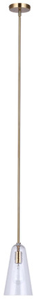 Luisa One Light Pendant (IPL1144A01GD)
