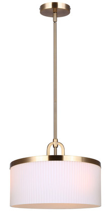 Canarm - IPL1165A03GD14 - Three Light Pendant - Kinslea - Gold