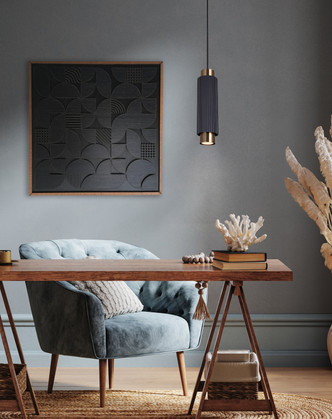 Cohen One Light Pendant (IPL1231A01BKG10)