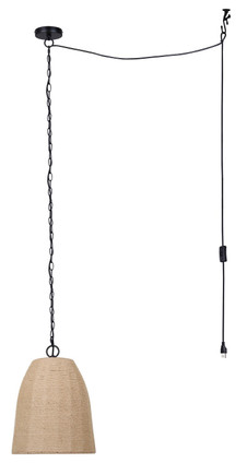 Malmo One Light Pendant (IPL2113B01BKR)