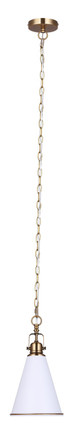 Ollie One Light Pendant (IPL2195B01WHG)