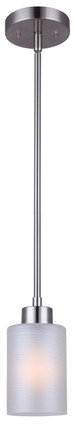 Canarm - IPL359A01BPT - One Light Pendant - Margo - Brushed Pewter