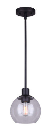 Canarm - IPL560B01BK - One Light Pendant - Landry - Black